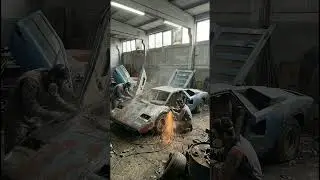 ASMR Car Restoration: Abandoned Lamborghini Countach LP400 Rebuild