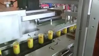 Glass bottles sleeve shrinkage labeler equipment