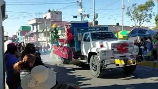 desfile navideño  San Miguel  canoa 2022