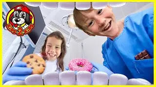Kids Pretend 🦷 Isabel Visits DR DONUT, the WORST DENTIST IN THE WORLD
