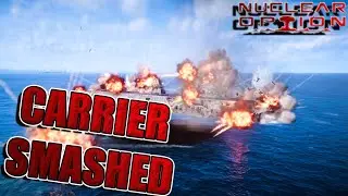 THEY SUNK OUR CARRIER!- Nuclear Option PVP battle highlights