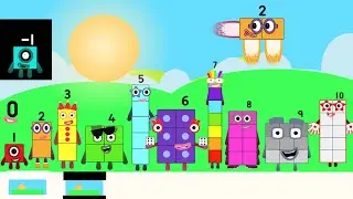 Numberblocks Band -155: БОЛЬШОЙ NBB ОТ Dno до Теда — Основы — Демонстрация бинго