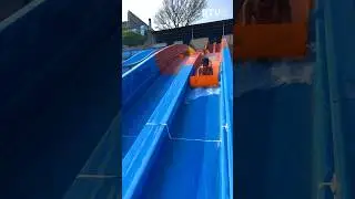 Mat Racer Slide at📍Escape Water Park #shorts #waterpark