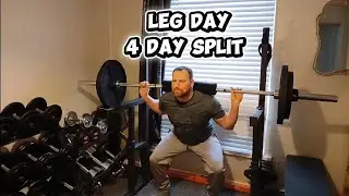 Leg Workout 4 Day Split 🦵 NATURAL BODYBUILDING 