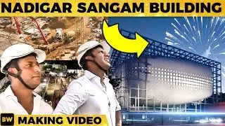 Vishal வெளியிட்ட VIDEO: பிரம்மாண்டமான நடிகர் சங்க கட்டிடம் உருவாகும் விதம்!