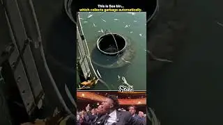 🌊 This Ocean Bin Eats Trash and Cleans Water Automatically.