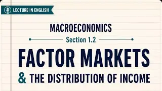 🌿EMFSS Macroeconomics (UOL/LSE) | Section 1.2 Factor Markets & Income Distribution🌿