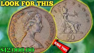 1982 United Kingdom Fifty Pence Coin&bull; Values, History ,Information, Mintage, and More!!!