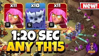 Epic Strategy! TH15 Yeti Super Archer is the Easiest TH15 Attack Strategy in Clash of Clans