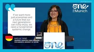 Transforming to a Regenerative, Circular Bioconomy | One Young World | Future Economies | Nadja Yang