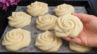🌹 Булочки-розочки из дрожжевого теста — красота, которую можно съесть!