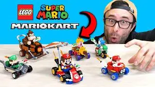 Creo mi propio circuito casero con los nuevos sets LEGO Super Mario: Mario Kart 😍