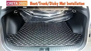 Hyundai Creta 2020/21 Boot/Trunk/Dicky/ Mat Installation From truFIT | 100%Waterproof | Washable