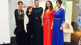 آخر إبداعات المصممة غيثة لحرايشي، مع ليلى الحديوي
