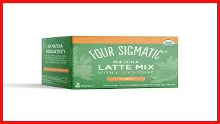 Bon produit -  M&eacute;lange Matcha Latte par Four Sigmatic | Champignon crini&egrave;re de lion, matcha biologiq