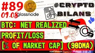 Crypto Bilans 09.08 - Glassnode 89: Bitcoin: Net Realized Profit/Loss [% of Market Cap] (90DMA)