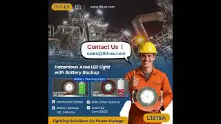 【Emergency Lighting】240-Min Backup Explosion-Proof LED｜THT-EX  Industrial Safety Lights