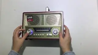 Радиоприемник Ретро KEMAI MD 1802 Bluetooth.