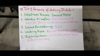 Reasons behind share market crashes today🚨🚨