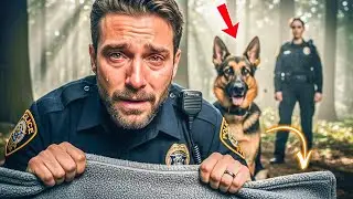 K9 Stood Guard Over a Blanket in the Woods  When the Officer Lifted It, He Froze