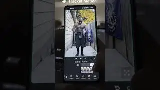 Testing my motion tracking video editor app for Android using video from: @BurpeesKing