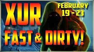 Destiny 2 - Xur Is Here! February 19th - 23rd - Some Good Stuff!