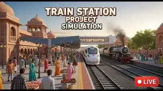 I Build My Own Railway Station in Train Station Project