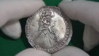 Австрийский талер 1725 г. Серебро