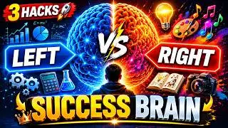 कौन सा Brain आपकी Success को Control  करता है? Left or Right Brain |  3 Hacks #RightBrainActivation 