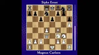 Like a Machine! | Magnus Carlsen vs Sipke Ernst | Corus - 2004