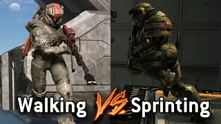 Halo Infinite Multiplayer: Walking Speed vs. Sprinting Speed