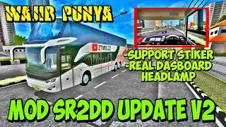 Mod Sr2DD Update V2 Wajib Punya !!!! || Bussid Gameplays