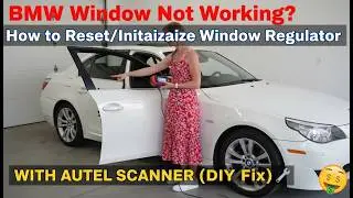 BMW Window Not Working? How to Reset/Initialize Window Regulator with Autel Scanner (DIY Fix)