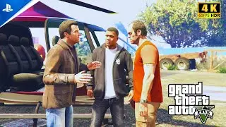 GTA 5 Three's Company Mission on PS5 4K 60FPS HDR