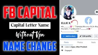 HOW TO WRITE FACEBOOK NAME IN CAPITAL LETTERS 2025 | Trick Master 