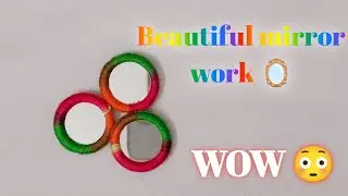 Hand Embroidery Mirror Work Tutorial|Easy Step by Step for Beginners@NBHandEmbroiderystitchingtutor 