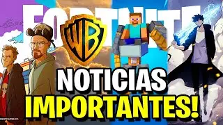 TODAS LAS NOTICIAS IMPORTANTES DE FORTNITE QUE NECESITAS CONOCER! (Minecraft, Warner, Solo Leveling)