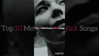 Top 10 most iconic Bj&ouml;rk songs!!💗 #bjork #shorts