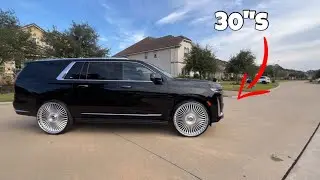 PUTTING 30s ON A 2022 CADILLAC ESCALADE WITH COREYSSG