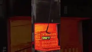 Раскаленная сталь до сверхтвердости
