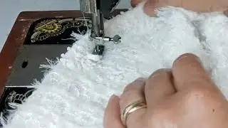 ثلاثة إفكار لسهولة خياطة القماش  اللى له وبر أو فرو على الماكينه