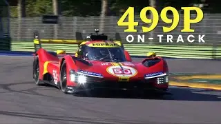 NEW FERRARI 499P LMH: ON-TRACK REVEAL IMOLA