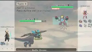 Belly Drum Mega Charizard X Sweep (Pokemon Showdown)