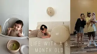 Life with a 6 month old  | Butterfly Wonderland, 6 month check up, unboxing baby essentials