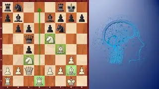 Positional Double Pawn Sacrifice! | AlphaZero - Stockfish