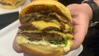 Halal Double Cheese Burger and Milk Shakes at Bumper 2 Burger. Zabiha Halal Food Review
