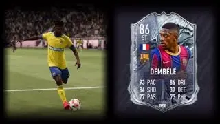 FIFA 21 OUSMANE DEMBELE 86 PLAYER REVIEW