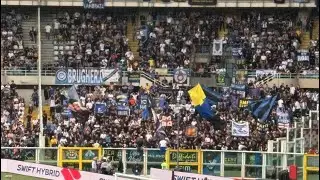 Ultras Curva Nord Milano Away at Stadio Olimpico Grande Torino | Serie A Torino vs Inter Milan 0 - 2