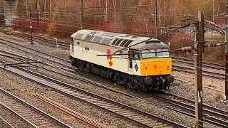 Locomotive Services Limited class 57 enters Farington Curve junction #railway #train #love