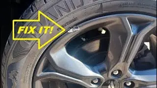 Deep Gouge Rim Repair!
